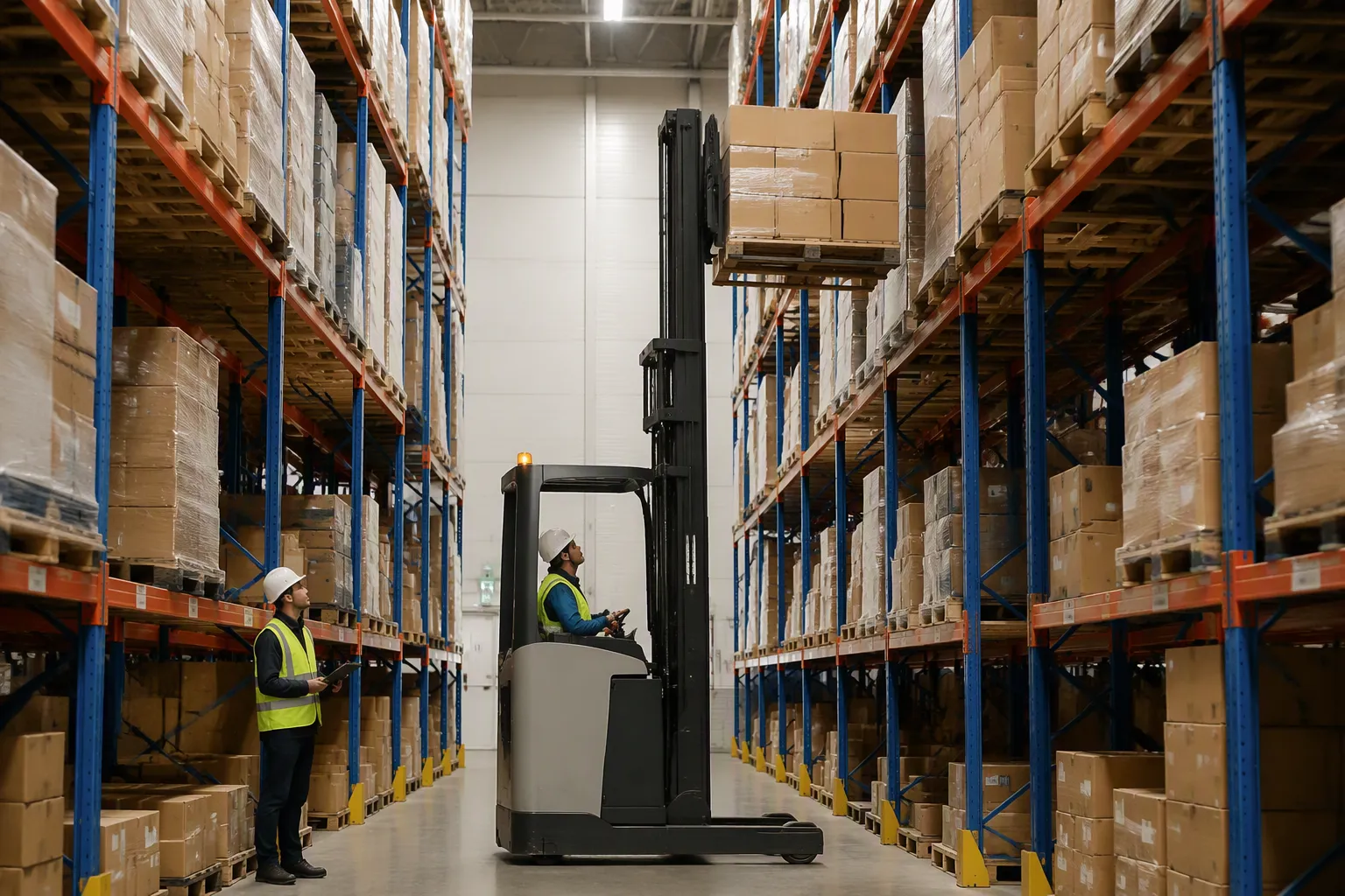 Guide d'achat des chariots élévateurs à allées étroites (VNA) : Comment optimiser l'espace de stockage de votre entrepôt